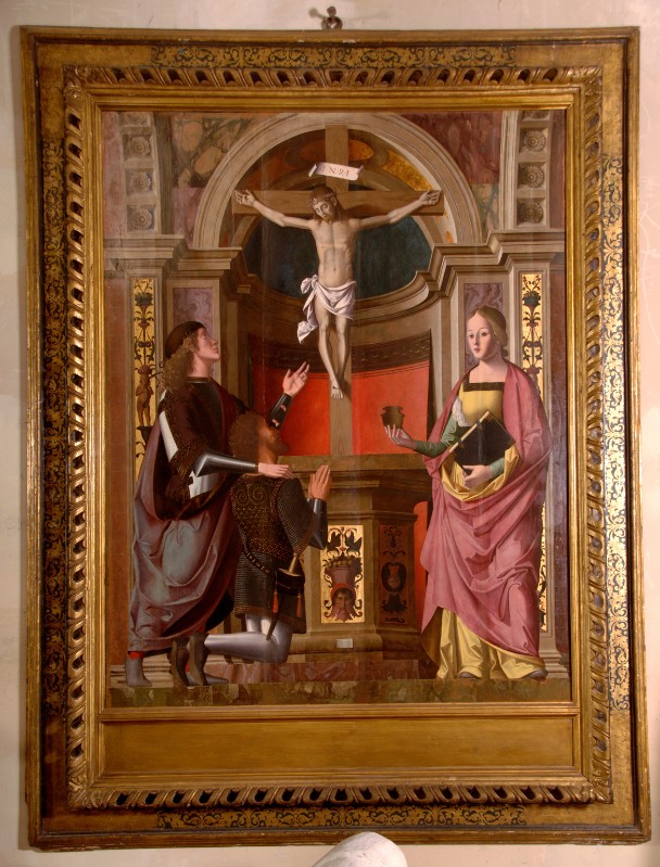 Palmezzano M. (1510), Il Crocifisso San Giovanni Gualberto e la Maddalena