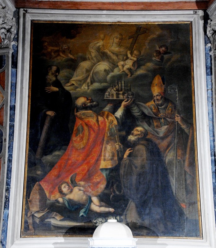 Zambianchi A. sec. XVIII, I santi Mercuriale - Giovanni Gualberto - Ruffillo