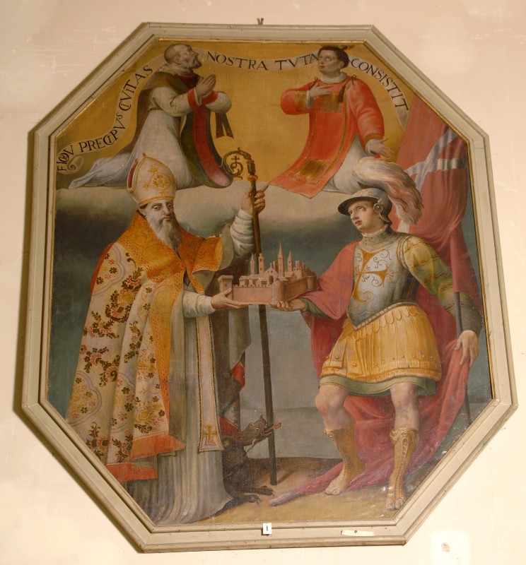 Modigliani L. (1585), San Mercuriale San Valeriano Santo Stefano San Borromeo
