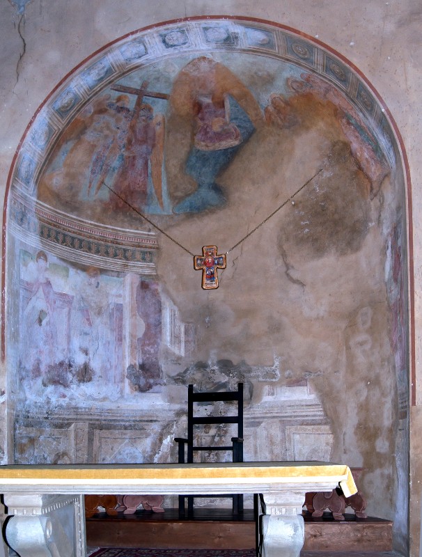 Filippelli F. sec. XV, Cristo Pantocratore con santi