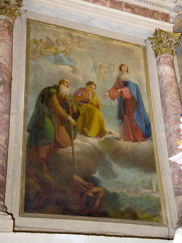 Volpi G. sec. XIX, Madonna con Santa Giulia e Sant'Antonio abate