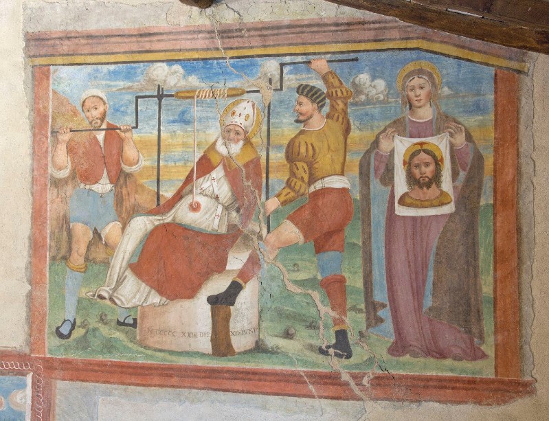 Ambito bresciano (1523), Martirio di Sant'Erasmo con Santa Veronica