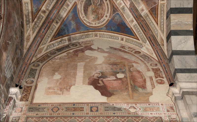 Francesco Neri da Volterra sec. XIV, Dipinto della natività di Maria