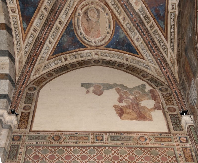Francesco Neri da Volterra sec. XIV, Dipinto murale della morte di Maria