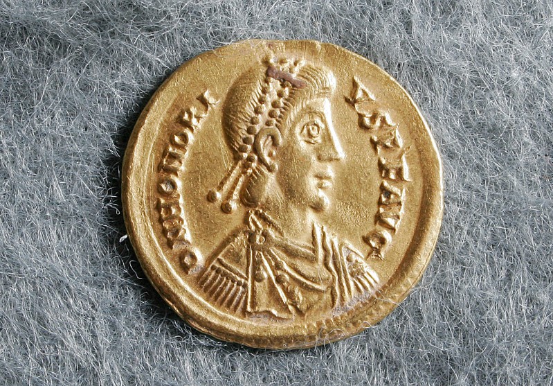 Bottega bizantina sec. VIII, Moneta