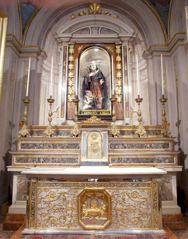 Bott. lombarda sec. XIX, Altare maggiore di Sant'Antonio abate