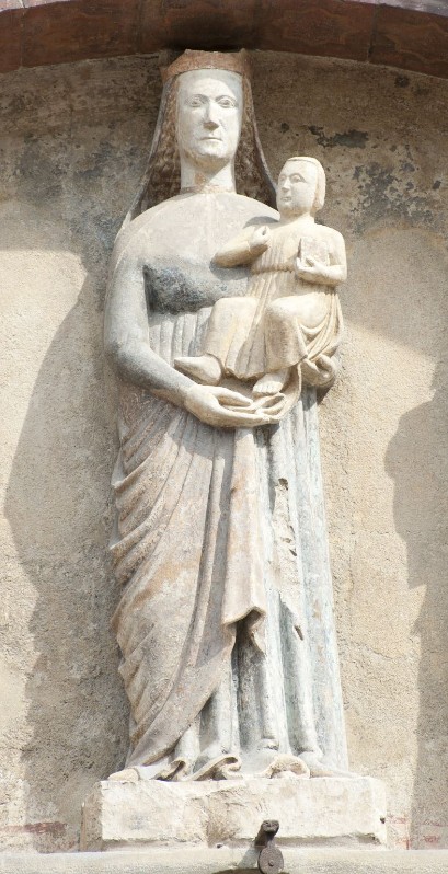 Bott. lombarda sec. XI, Madonna con Gesù Bambino