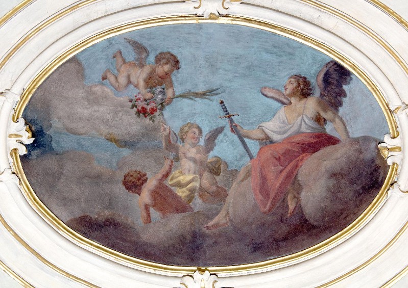 Bianchi F. M. sec. XVIII, Angeli reggenti i simboli di San Giacomo 1/2