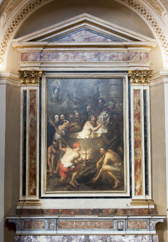 Bott. cremonese sec. XIX, Ancona di San Giovanni Evangelista