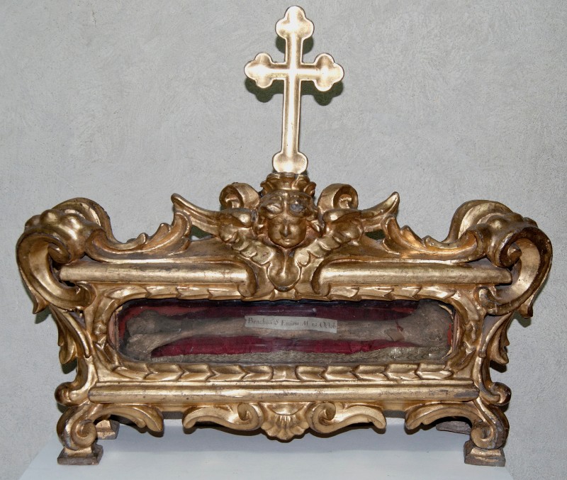 Bott. toscana sec. XVIII, Reliquiario a urna di San Fausto