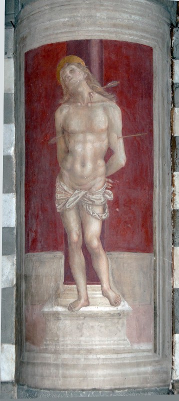Attribuito a Perugino sec. XVI, San Sebastiano