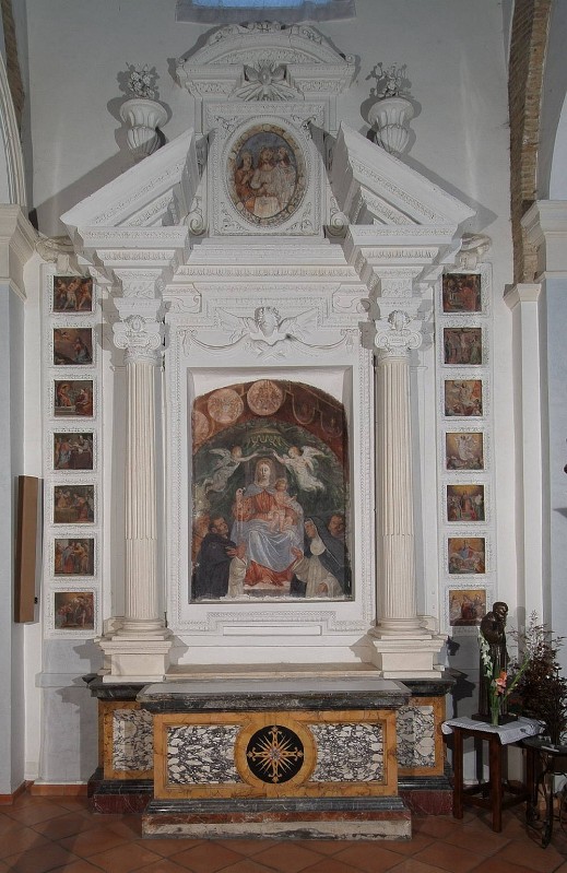 Maestranze laziali sec. XVII, Altare dei Misteri del Rosario