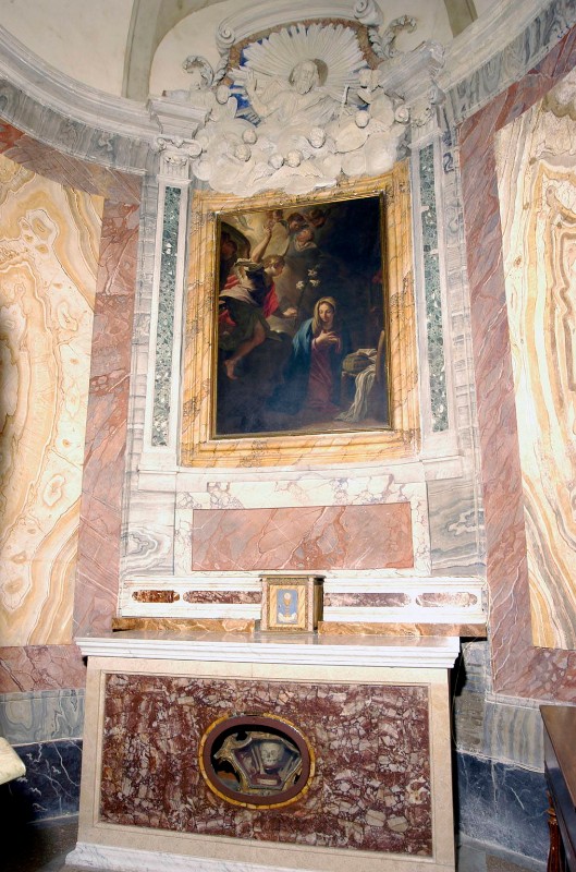 Maestranze laziali seconda metà sec. XVIII, Altare cappella dell' Annunciazione