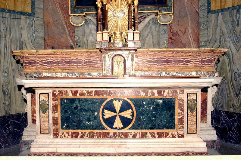 Bott. laziale sec. XVIII, Altare maggiore