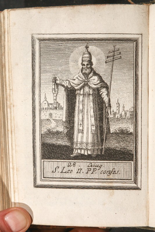 Ambito Italia centrale sec. XVIII, San Leone II papa