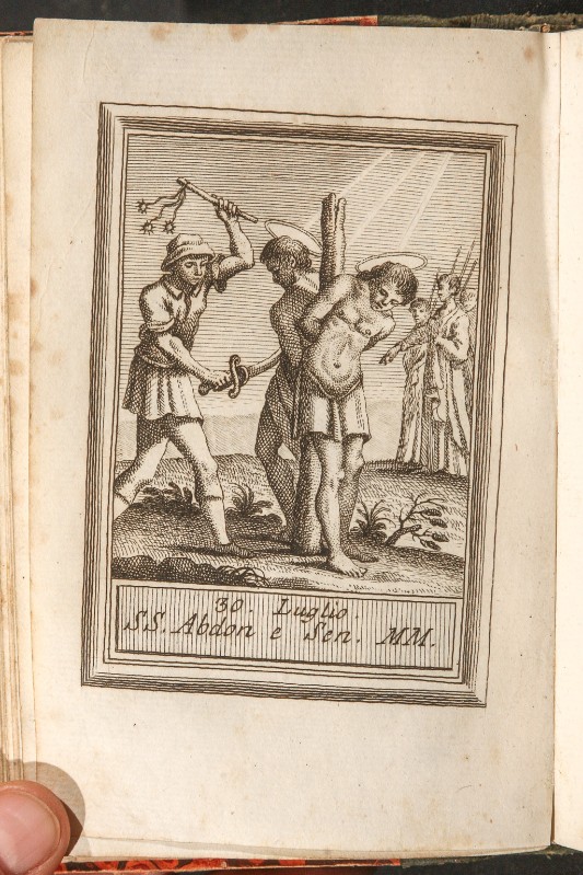 Ambito Italia centrale sec. XVIII, Santi Abdon e Sennen martiri