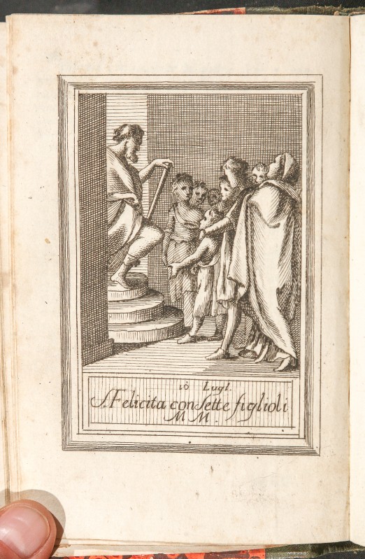 Ambito Italia centrale sec. XVIII, Santa Felicita e i sette figli