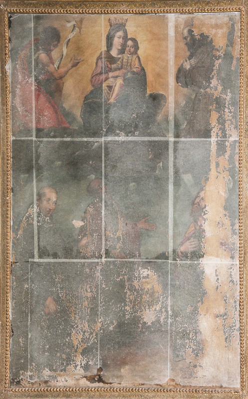 Ambito fiorentino fine sec. XVI, Madonna con Gesù Bambino e santi