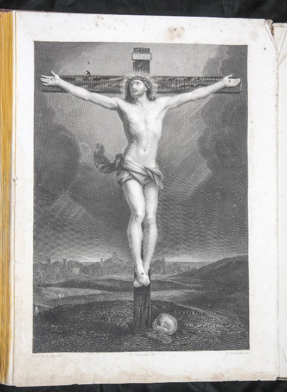 Guglielmi P.-Bonafede G. (1875), Stampa con Gesù Cristo crocifisso