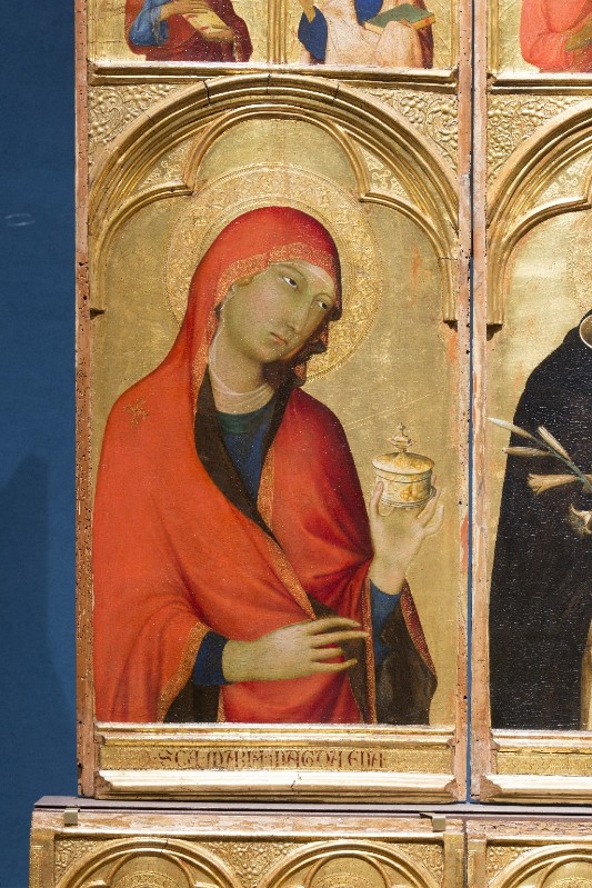 Martini S. (1320), Scomparto di Santa Maria Maddalena con Santi Taddeo e Simone
