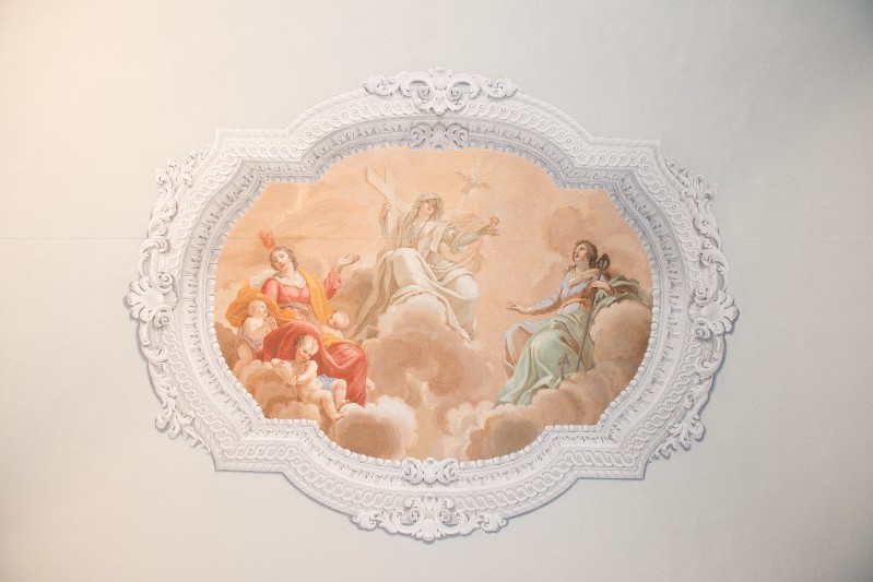 Tempesti G. B. sec. XIX, Dipinto murale con le virtù