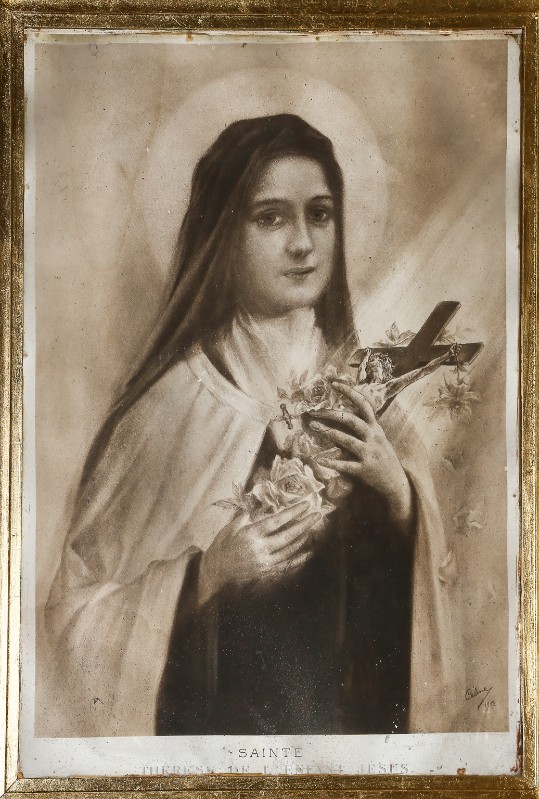 Martin Cèline (1912), Stampa con Santa Teresa di Lisieux