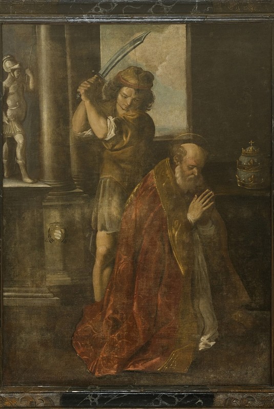 Caroselli Angelo sec. XVII, Decapitazione di papa Sisto II