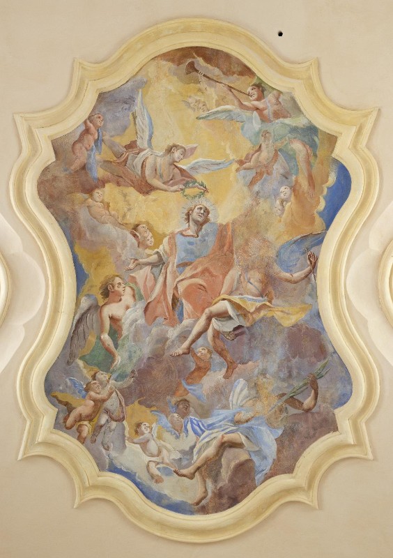 Corbellini P. sec. XVIII, San Fabiano in gloria
