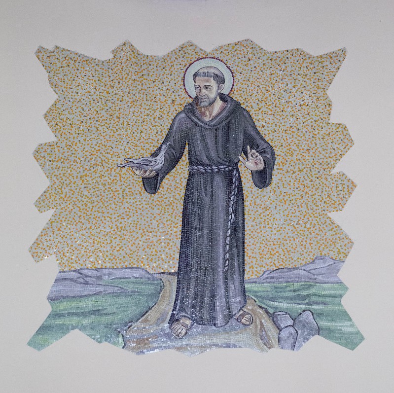 Ambito romano sec. XX, Mosaico di San Francesco d'Assisi