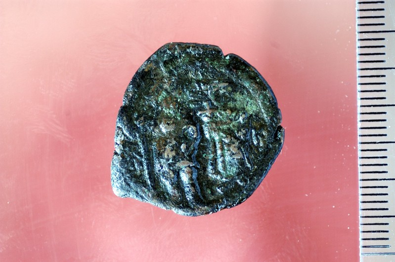 Ambito bizantino (582-602), Follis 