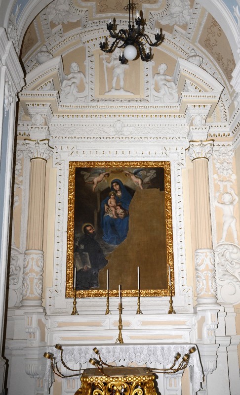Ambito campano secc. XVII-XIX, Edicola con angeli