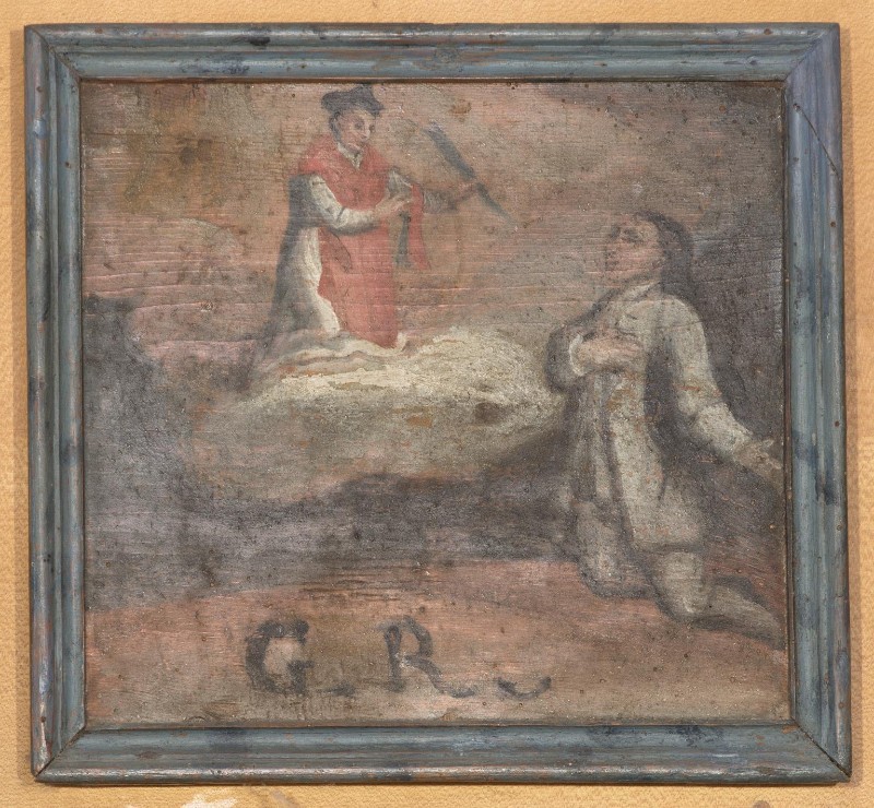Ambito bresciano sec. XVIII, San Valentino e devoto