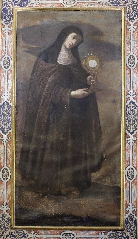 Ambito bresciano (1660), Santa Chiara d'Assisi