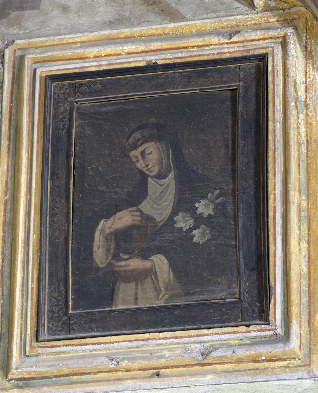 Ambito bresciano sec. XVII, Santa Chiara d'Assisi