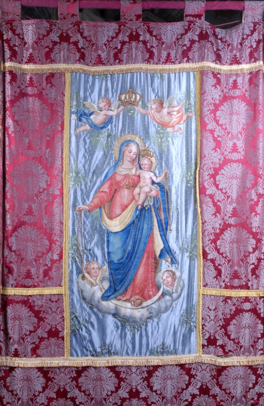 Manifattura lombarda sec. XIX, Stendardo con San Gervaso e San Protaso
