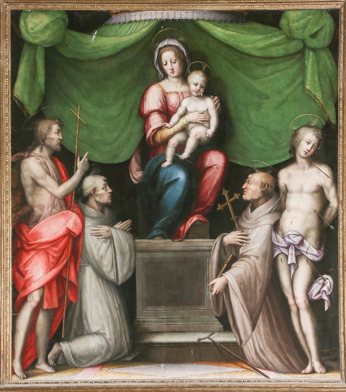 Antonio da Settignano detto Solosmeo (1527), Madonna e santi