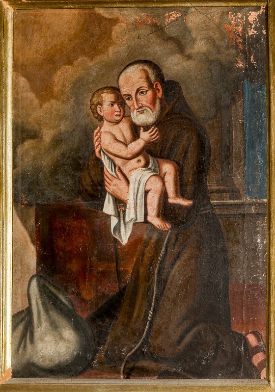Ambito toscano sec. XIX, San Felice da Cantalice con Gesù Bambino