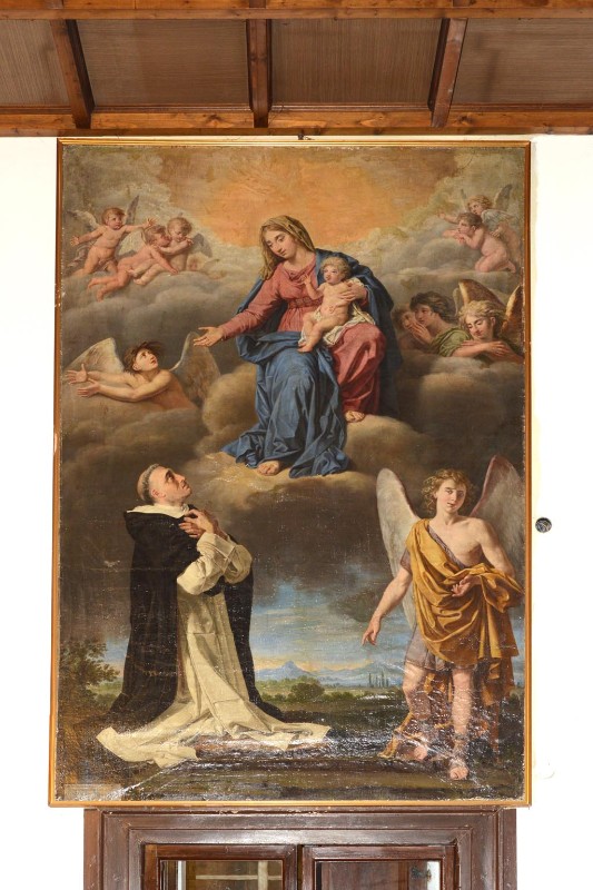 Giorgini A. (1817), Dipinto della Madonna con Gesù Bambino e il beato Marcolino