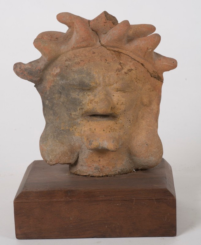 Cultura Bahia secc. VI a.C.-VI d.C., Frammento di testa