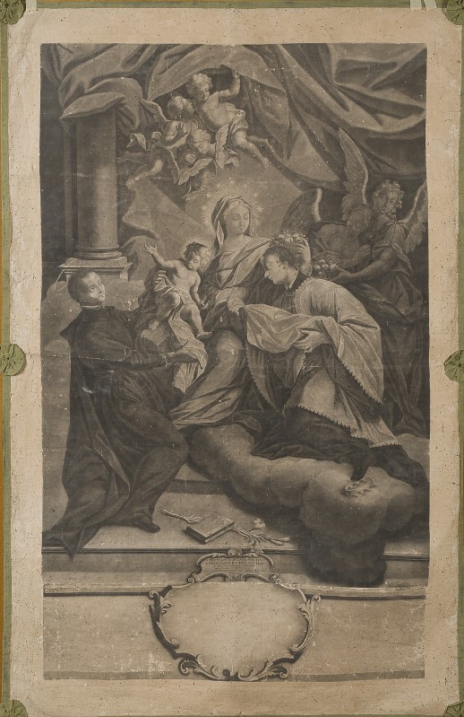 Rugendas C. (1726), Madonna con Gesù Bambino e santi gesuiti