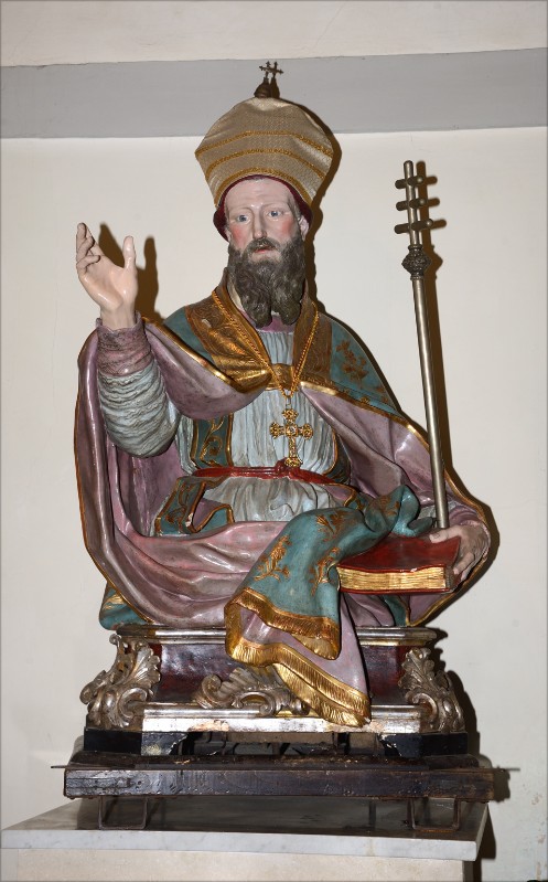 Colombo G. sec. XVIII, Busto di San Silvestro papa