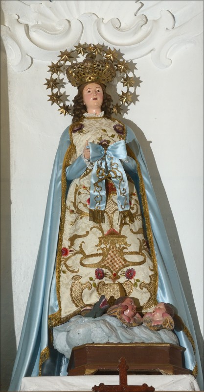 Scultore napoletano sec. XVII, Statua della Madonna