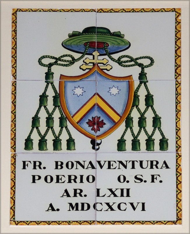 Ambito campano sec. XX, Dipinto con stemma di Mons. Bonaventura Poerio