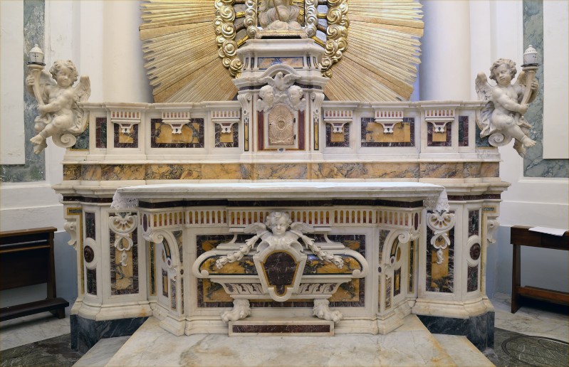 Marmoraio campano sec. XVII, Altare maggiore