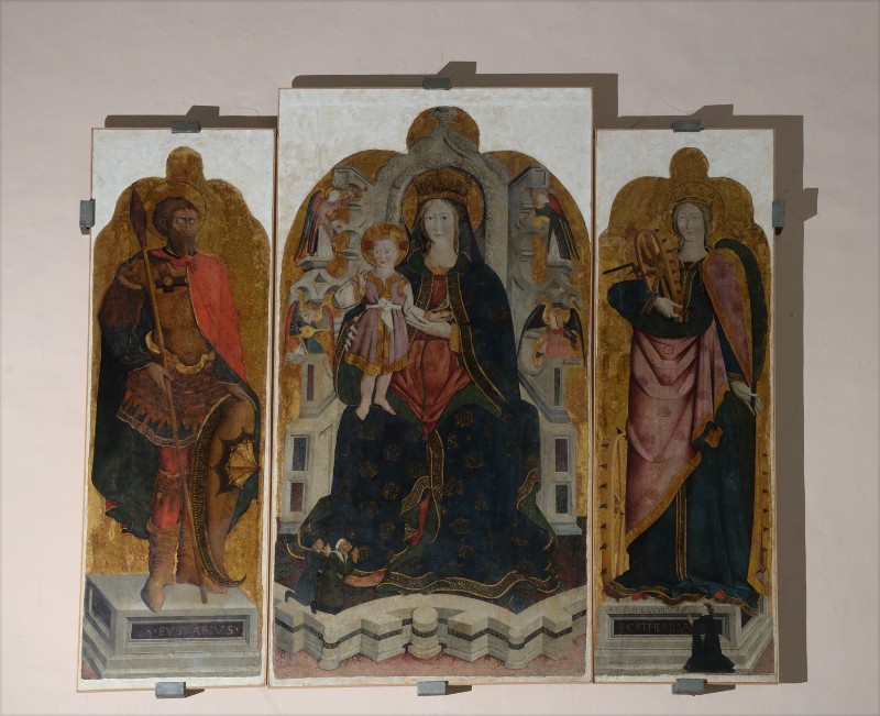Pavanino da Palermo (1472), Trittico della Madonna con Gesù Bambino