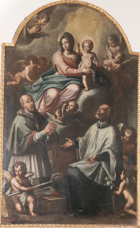 Bianchi D. O. sec. XVIII, Madonna con Gesù Bambino e santi