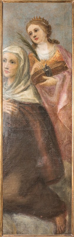 Ambito toscano sec. XVII, Santa Caterina da Siena e Santa Caterina d'Alessandria