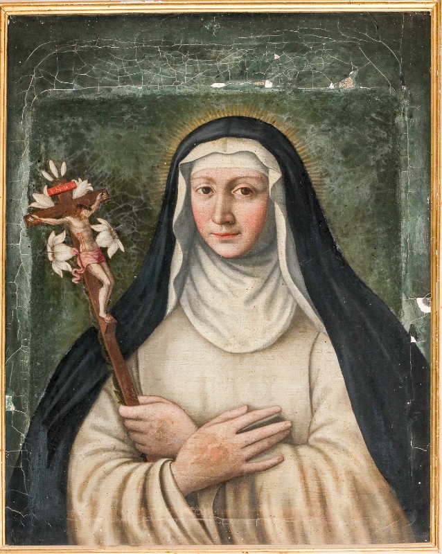 Ambito toscano sec. XVII, Dipinto con Beata Maria Bartolomea Bagnesi