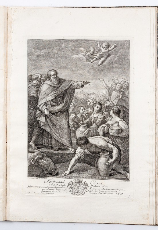 Reni G. - Allegranti R. - Eredi B. (1776), Mosè e la raccolta della manna