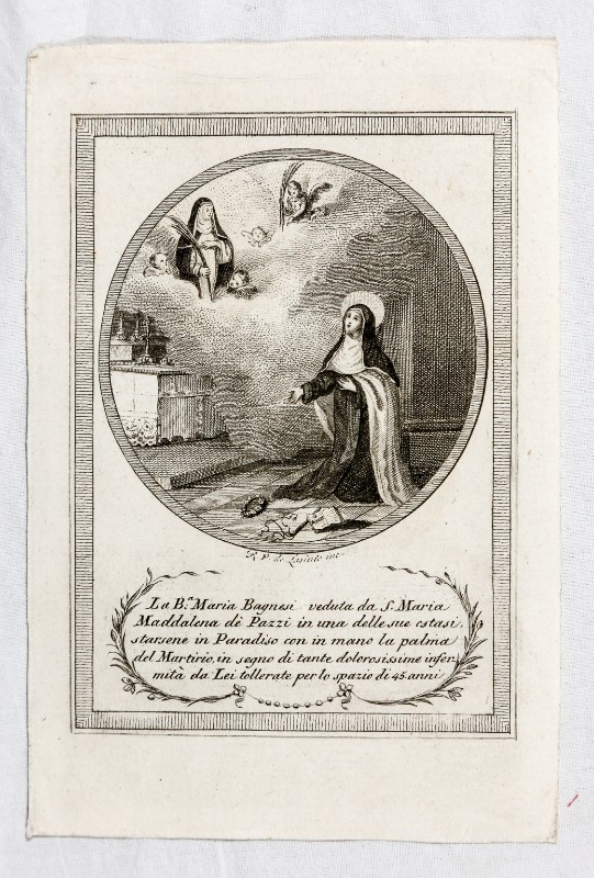 Lasinio G. P. sec. XIX, Visione di Santa Maria Maddalena 2/2